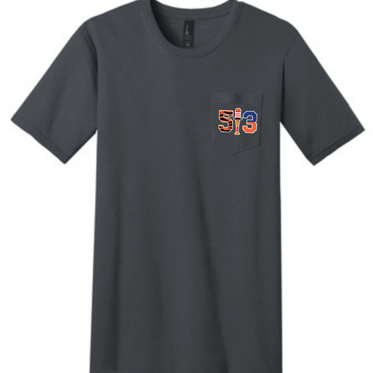 'The BMac Special' - 513 Pocket Tee - Charcoal